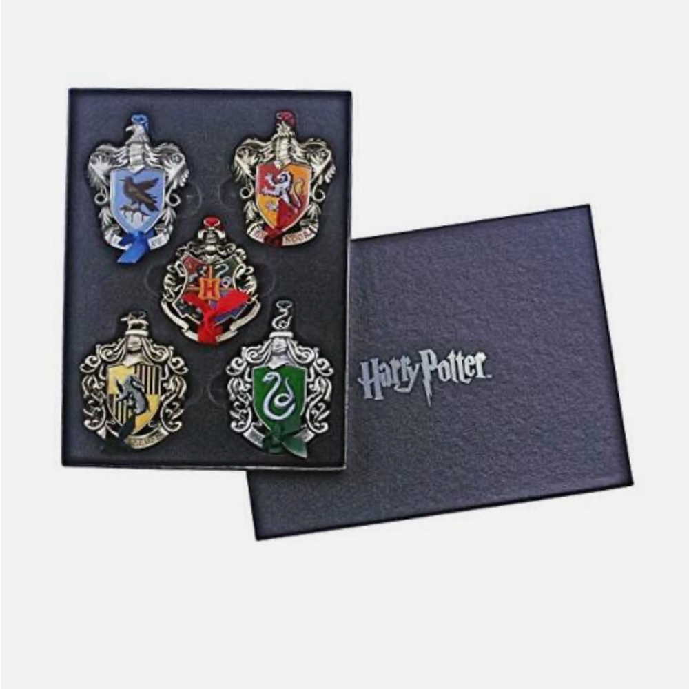 Harry Potter Noble Collection House Crest Ornament Set